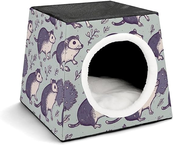 Dog House for Small Dogs,Indoor Dog House,Opossum Cat Tent Indoor,Suitable for Outdoor/Indoors Cats and Dogs(13.8"x13.8"x11.8")