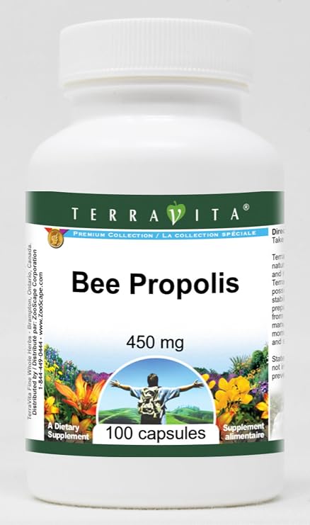 Bee Propolis - 450 mg (100 Capsules, ZIN: 519152)