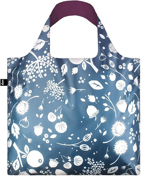 LOQI SE.AS Seed Ash Reusable Shopping Bag, Multicolored