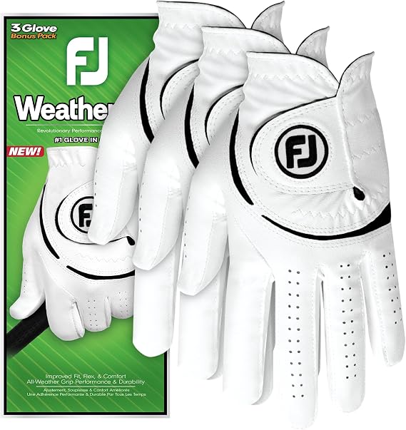 FootJoy WeatherSof Men's 3-Pack Golf Glove