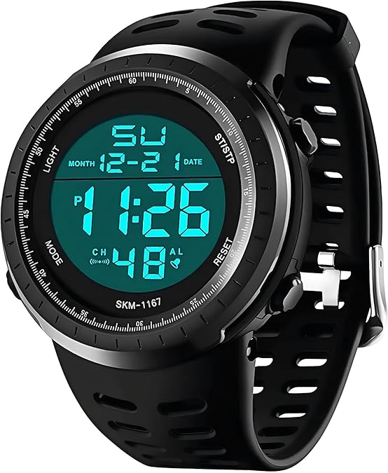 LYMFHCH Men's Digital Watch, Sports Waterproof Military Watches for Men