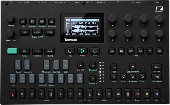 Elektron Tonverk Multisampler & Audio Processor - 16 Tracks, Auto Sampler