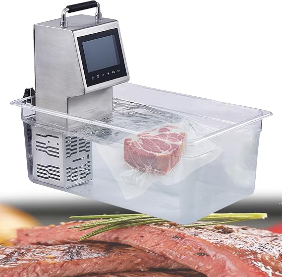 Commercial Sous Vide Machine Immersion Circulator with Lcd Digital Display Precise Temperature Control Time Setting Fast Heating Adjustable From 5-99C