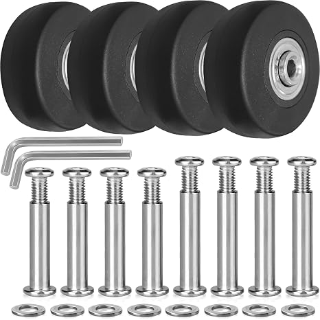 Luggage Suitcase Replacement Wheels 50mm 4 Pieces Suitcase Wheels Replacement Wheel (50 * 22)