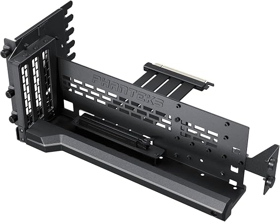 Phanteks Premium Gen5 Vertical GPU Bracket, PCIex16 Gen5, D-RGB Lighting, 220mm (Black)