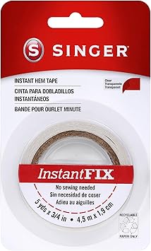 SINGER Instant Hem Tape, 3/4-Inch by 15-Foot