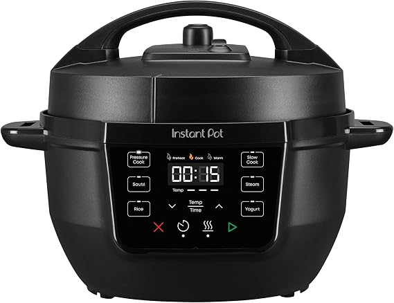 Instant Pot 4QT RIO Mini 7-in-1 Multi-Cooker, Pressure Cooker, Slow cook, Saute, Steam, Rice Maker, Yogurt, Warmer, Black, 4 Quarts