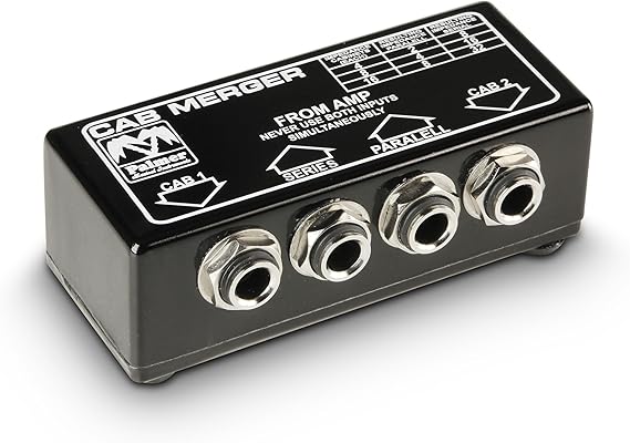 Palmer CAB M - Passive Guitar Speaker Simulator with Analog Cabinet Emulation, XLR and 6.3 mm Connections, Compact Metal Housing, black