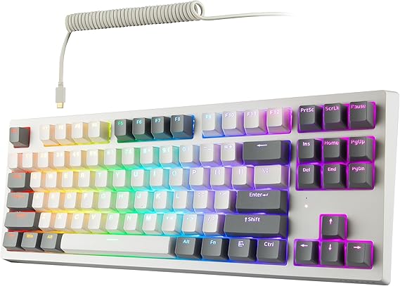 TECWARE Phantom 87 Keys RGB LED Mechanical Keyboard