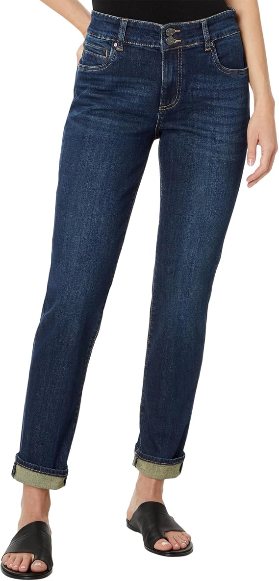 KUT from the Kloth Women's Catherine Boyfriend High Rise Double Button