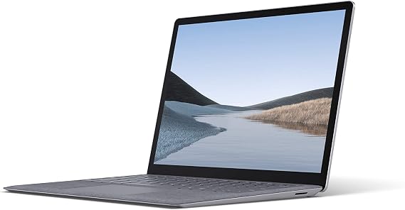 Microsoft V4C-00002 Surface Laptop 3-13.5" Touch-Screen, 3:2 Aspect Ratio - Intel Core i5-8GB Ram- 256GB SSD- Platinum with Alcantara, French