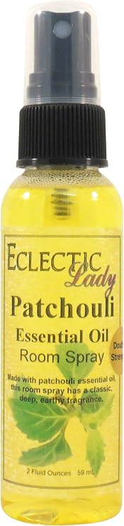 Patchouli Room Spray, 2 oz, Home, Room, Office, Made With Essential Oils