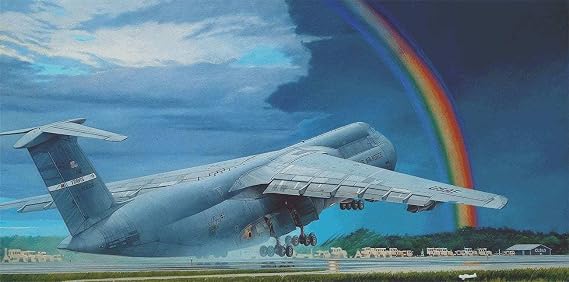 RODEN Plastic Model Building Airplane KIT Lockheed C-5B Galaxy 1/144 330