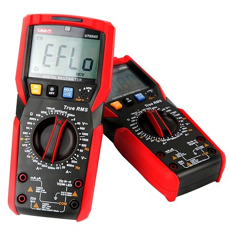 UNI-T UT89X Digital Multimeter Professional tester True RMS AC/DC 1000V 20A Voltage Current Temperature Conductance Meter (UT89X)