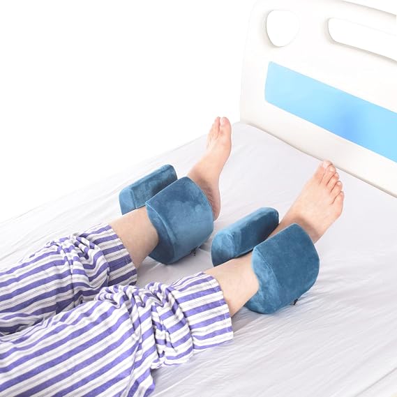 Leg Elevation Pillow Foot Ankle Protector Cushion Foot Foam Elevator Anti-Bedsore Zipper Removable Cover Foot Elevation Pillow Wedge Leg Elevation Support Pad Preventing from Ulcers & Sores & Pressure
