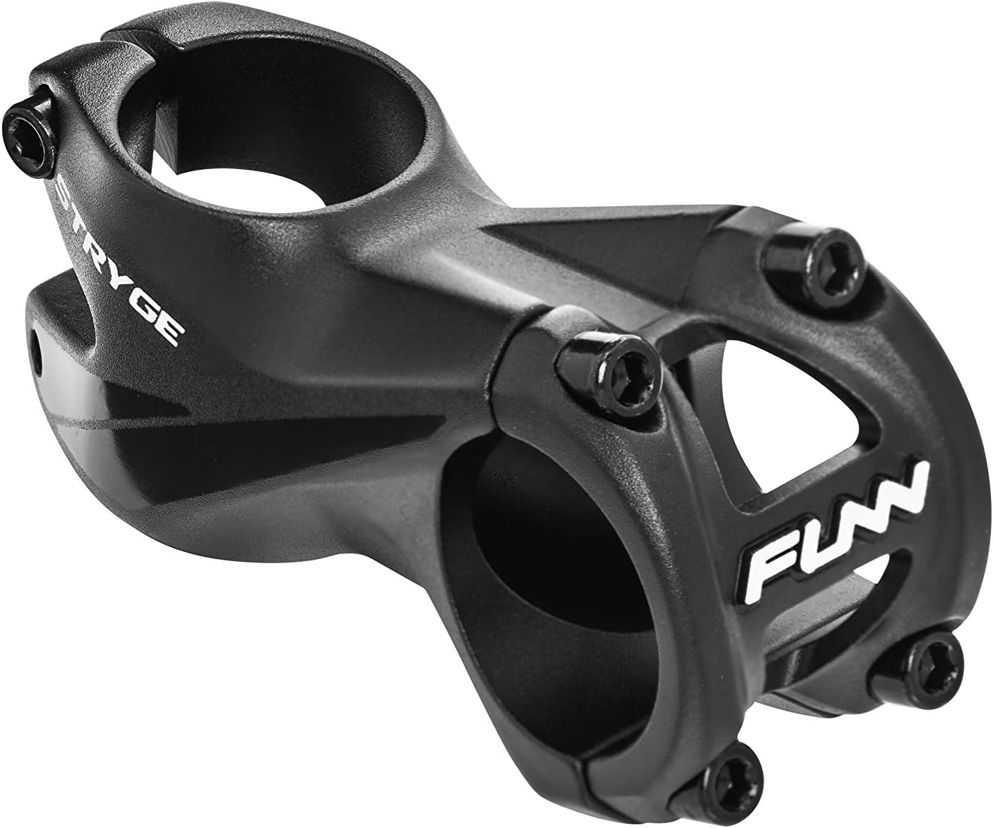 Funn Stryge Bike Riser Stem - 7 Rise, 60mm Length, 31.8mm Bar Clamp, Suitable for MTB, BMX, Road & Gravel Bikes (Black)
