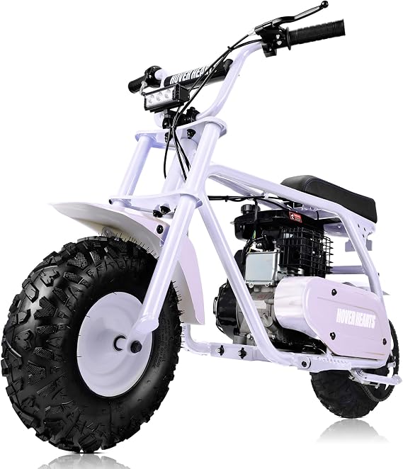 HOVER HEART Mini Bike, Gas Dirt Bikes for Adult, Pit Bike Gas Powered Kids Mini Dirtbike for Kids 8-14, 99cc 4 Stroke MiniBike Motorcycle, Max Speed 34.5 KM/H, Max Load 200 Lbs Hoverhearts