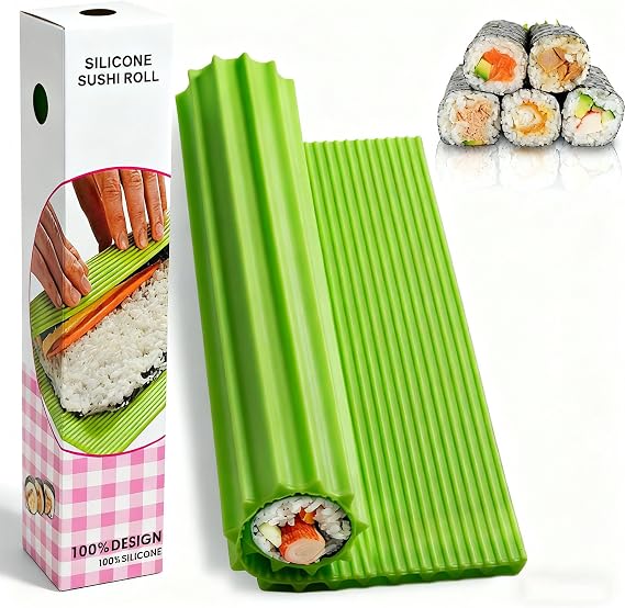 Premium-Silikon-Sushi-Set – Rollmatte für Anfänger und Kinder 216 x 208 cm