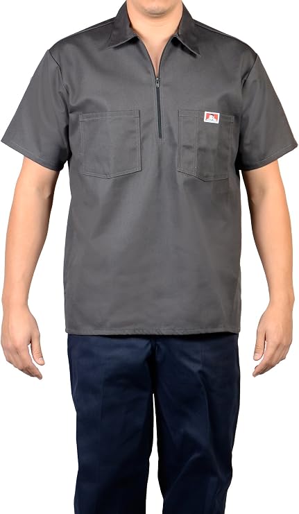 Ben Davis Men's Half Zipper Shirt
