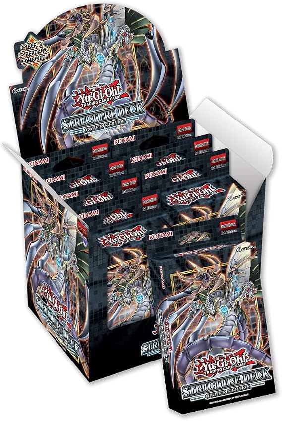 Yu-Gi-Oh! Trading Card Game: Structure Deck - Cyber Strike Display Box - 8 Decks