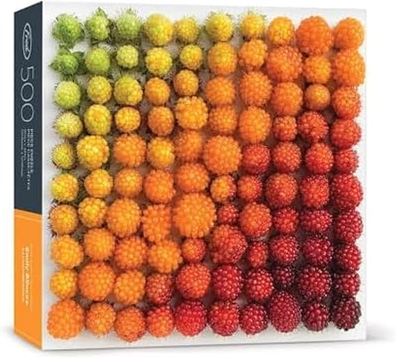 Genuine Fred SALMONBERRIES by Emily Blincoe, 500-piece Puzzle, 20x20 inches