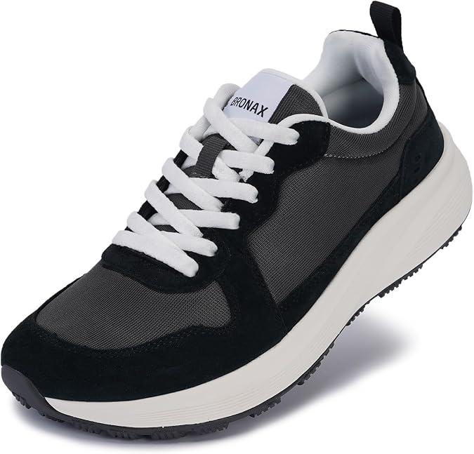 BRONAX Women Wide Toe Box Athletic Casual Shoes Classic Design Sneakers S75