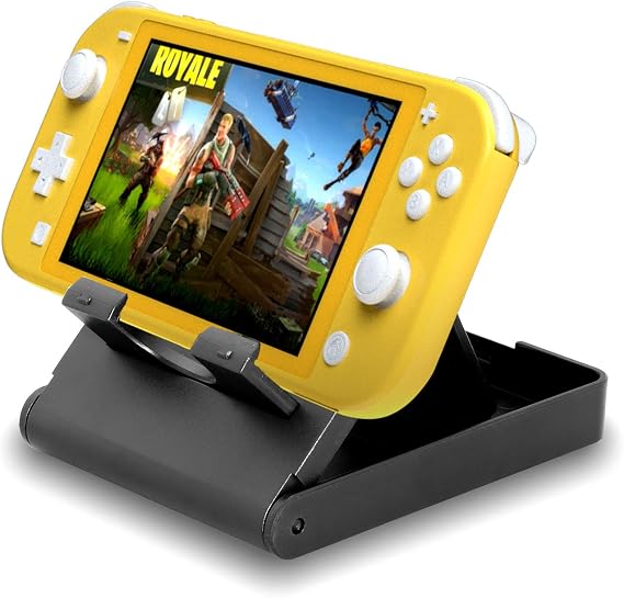 ECHZOVE Nintendo Switch Lite Stand, Adjustable Portable Playstand, Black