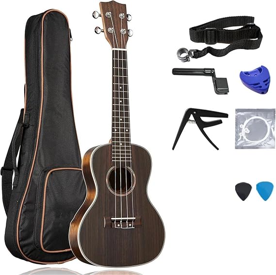 Adult Ukulele 23" And 26" Concert Tenor Ukulele Rosewood Ukulele For Beginners Professionals And Music Lovers(23 inch)