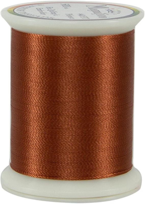 Superior Threads Magnifico 2-Ply 40 Weight Trilobal Polyester Sewing Thread Spool - 500 Yards (#2033 Bombay Curry)