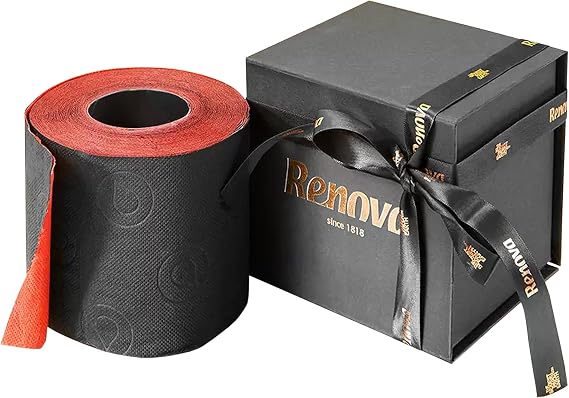 Gift Box Toilet Paper 4 Ply Black & Red 1 Roll Luxury Limited Edition