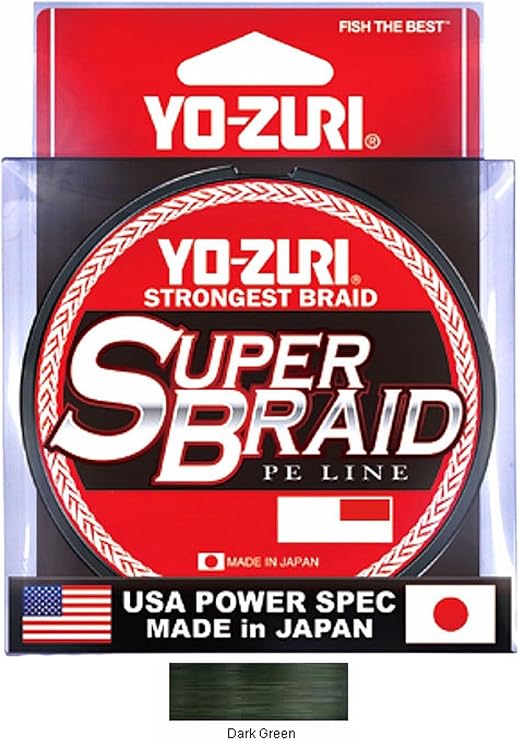 Yo-Zuri SuperBraid Dark Green 300 Yards Superbraid Fishing Line
