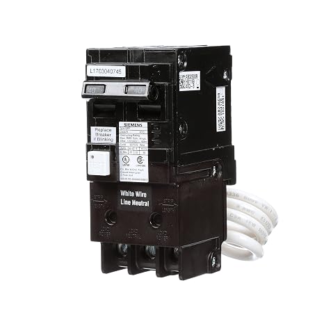 SIEMENS QF240A Ground Fault Circuit Interrupter, 40 Amp, 2 Pole, 120/240 Volt, 10,000 AIC