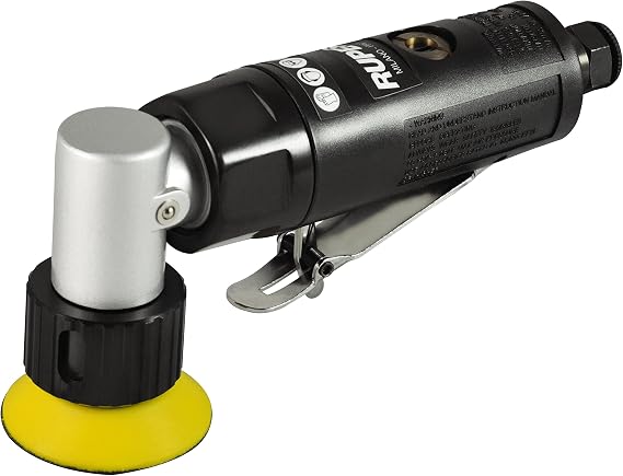 RUPES Pneumatic random orbital sander/polisher 50mm/2" backing pad, hook and loop, 3mm orbit