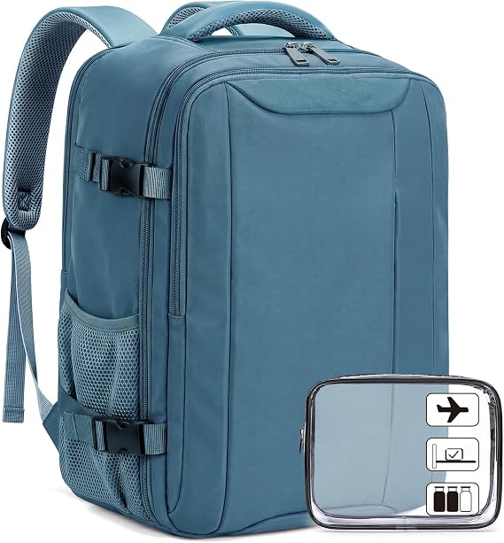 Xkdoai for Ryanair Cabin Bags 40x30x20,Backpack with TSA Approved Clear Bag