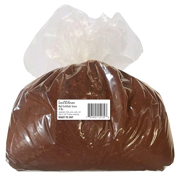Los Chileros Red Enchilada Sauce Seasoning, Bulk bag, 4lb (Pack of 1)