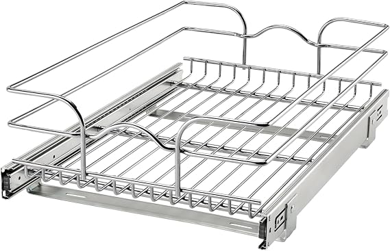 Rev-A-Shelf Pullout Drawer Organizer for Kitchen Cabinets, 15" x 22"