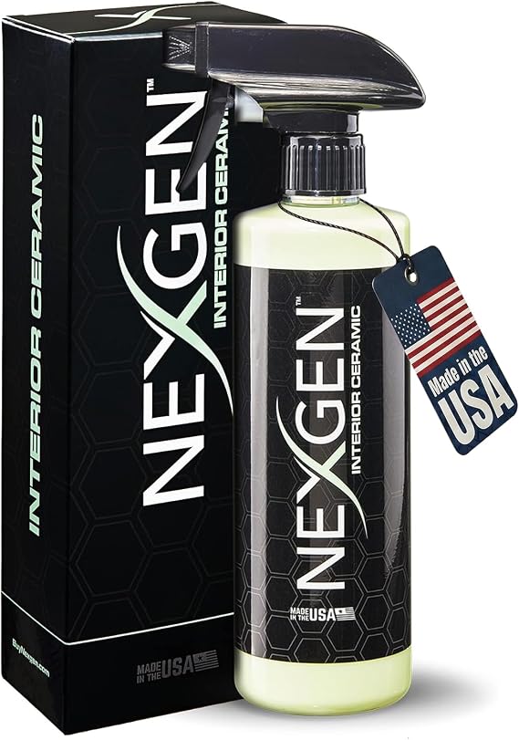 Nexgen Interior Ceramic Spray Ultimate Interior Protection Spray-on and Wipe-off Ceramic Coating for Hard Interior Surfaces (16 oz)