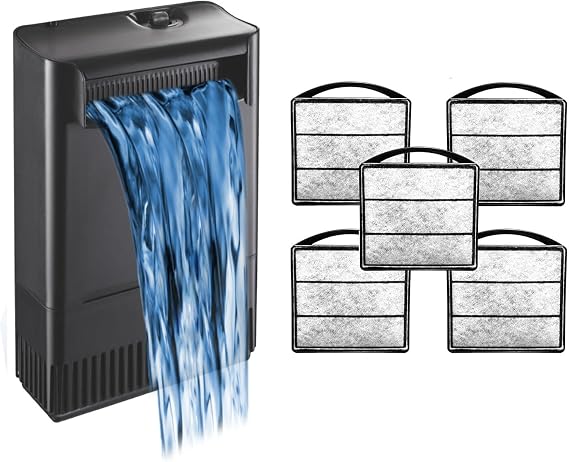 TARARIUM IX-90 Turtle Tank Filter with 5-Piece Foam