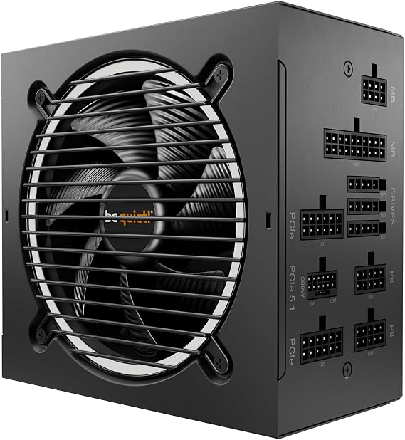 be quiet! Pure Power 12 M 850W ATX 3.1 and PCIe 5.1 Compatible 80 Plus Gold Modular Power Supply 12 V / 2 x 6 Cable Included 120 mm be quiet! Fan
