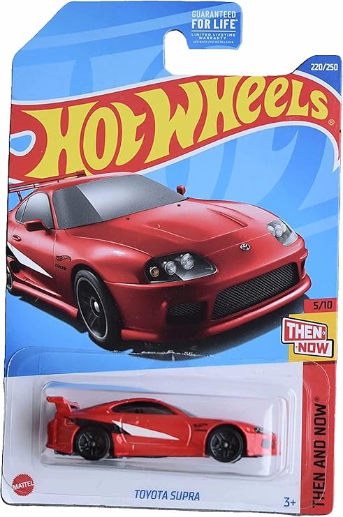 Hot Wheels 2022 Toyota Supra Red 220/250 (Long Card) HCV16