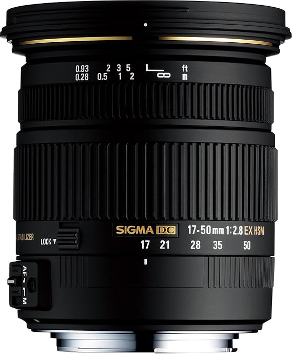 Sigma 17-50mm f/2.8 EX DC OS HSM FLD Large Aperture Standard Zoom Lens for Canon Digital DSLR Camera