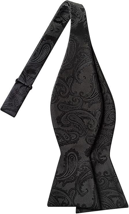 KissTies Mens Self-Tied Bow Tie Paisley Bowties For Men