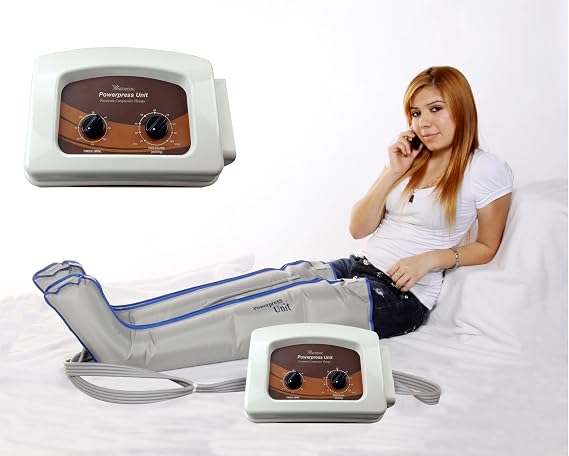 Compression Leg Massage System w/Full Leg Complete Set (Medium)