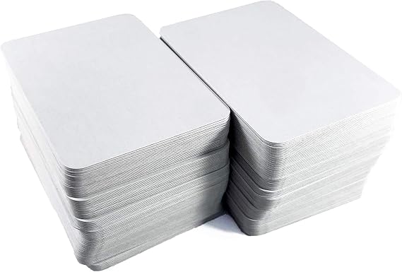 Mini Blank Playing Cards, 200 Pack with Matte Finish 2.68" x 1.75"