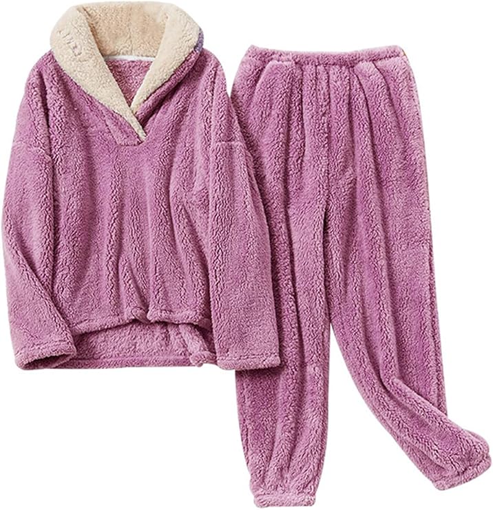 Jenkoon Womens Zipper Front Fleece Flannel Robe Plush Long Warm Bathrobe Loungewear with Pockets