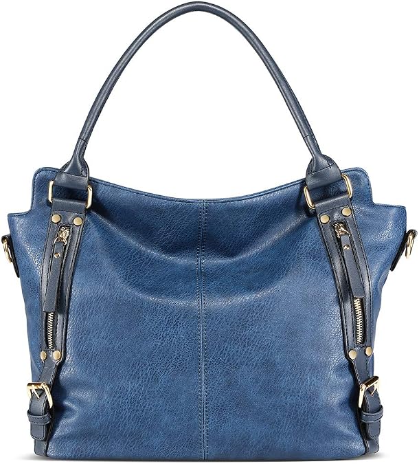 MINTEGRA Women Handbags Hobo Shoulder Bags Tote Large Capacity PU Leather Crossbody Bags