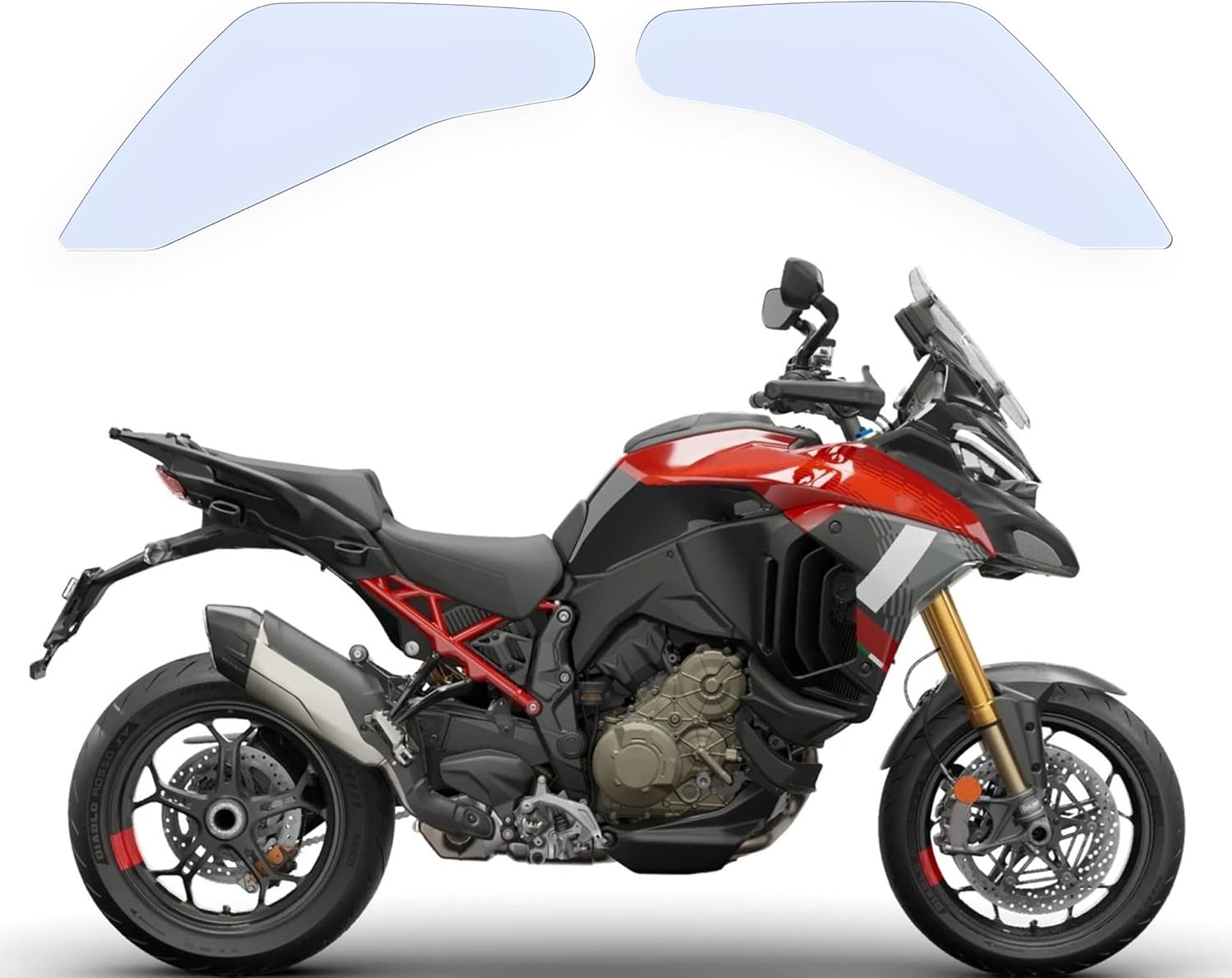 Moto Screenies Tank Protection Film Tank Pad Suitable for Ducati Multistrada V4 Pikes Peak (2025+)