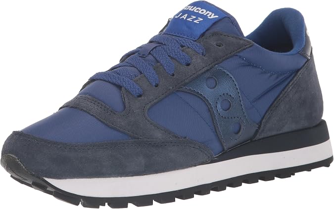 Saucony Women's Jazz Original Sneaker, Navy, 5