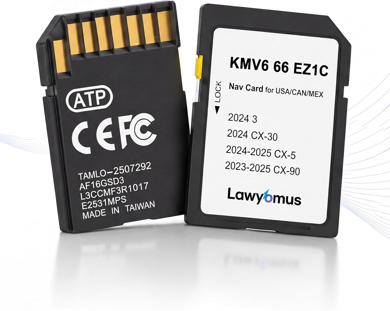 Support GPS Navigation SD Card 2024 3 / CX30, 2024-2025 CX5, 2023-2025 CX90, USA/CAN/MEX Map