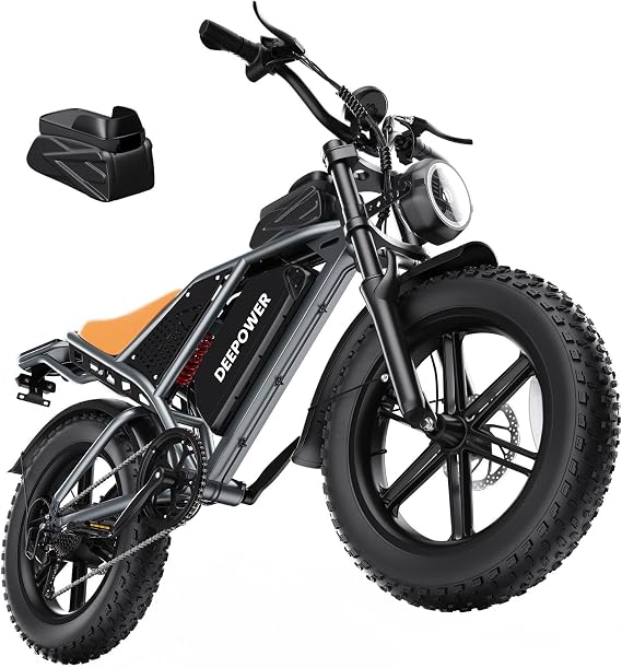 Electric Bike for Adults,2000W Peak Motor,30-70 Mi Range,32MPH,Fat Tire